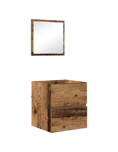 Mobile da Bagno con cassetto Legno vecchio 41 x 38,5 x 45 cm