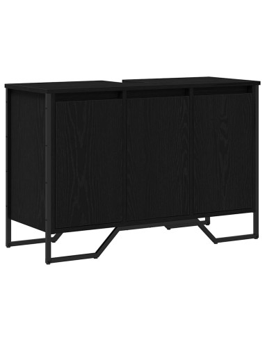 Mobiletto per Lavabo Altro Rovere Nero 91 x 35 x 60 cm