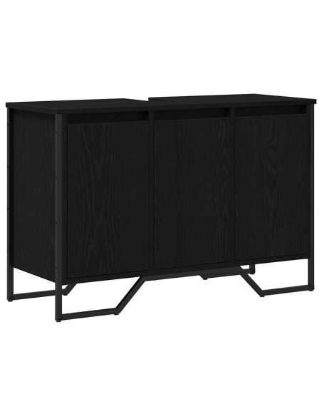 Mobiletto per Lavabo Altro Rovere Nero 91 x 35 x 60 cm
