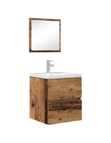 Mobile da Bagno con cassetto Legno vecchio 41 x 38,5 x 45 cm