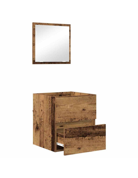 Mobile da Bagno con cassetto Legno vecchio 41 x 38,5 x 45 cm