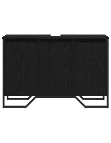 Mobiletto per Lavabo Altro Rovere Nero 91 x 35 x 60 cm