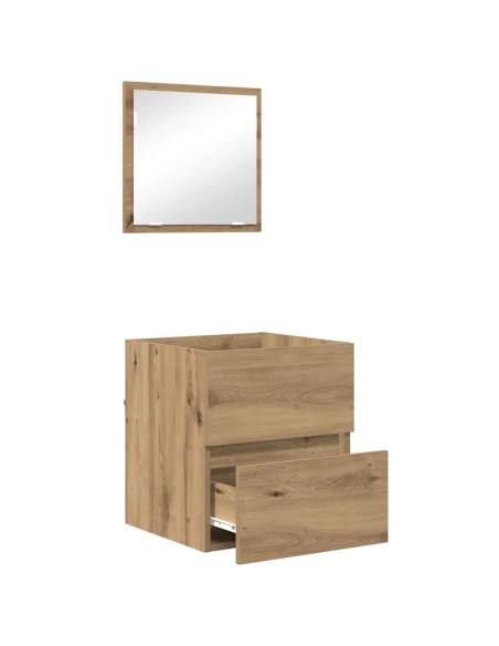 Mobile da Bagno Rovere artigianale 41 x 38,5 x 45 cm