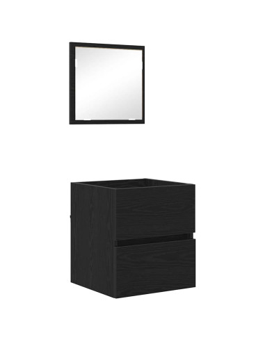 Mobile da Bagno Rovere Nero 41 x 38,5 x 45 cm Legno multistrato