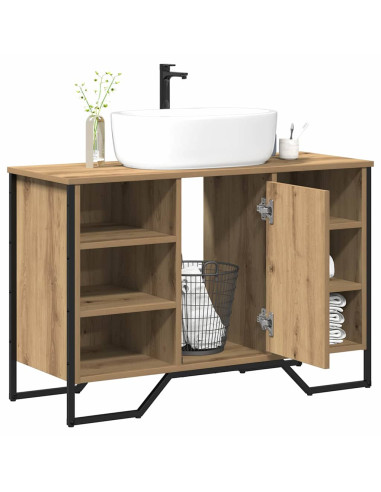 Armadio per Lavabo da Bagno Rovere artigianale 91 x 35 x 60 cm