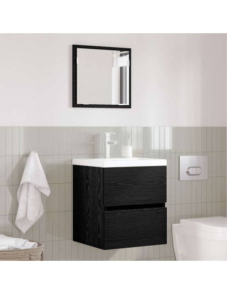Mobile da Bagno Rovere Nero 41 x 38,5 x 45 cm Legno multistrato