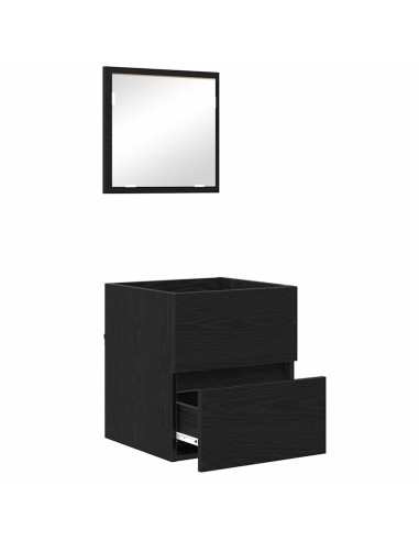 Mobile da Bagno Rovere Nero 41 x 38,5 x 45 cm Legno multistrato