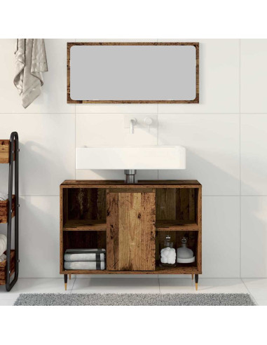 Mobile da Bagno Legno vecchio 80 x 33 x 60 cm Legno multistrato