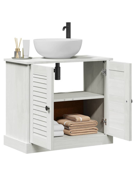Armadio sottolavello con porta VIGO Bianco e Bianco Antico