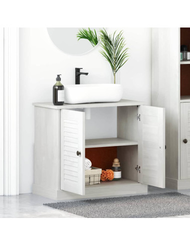 Armadio sottolavello con porta VIGO Bianco e Bianco Antico