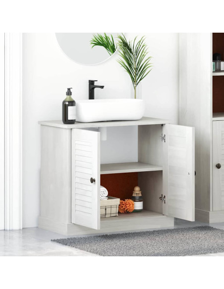 Armadio sottolavello con porta VIGO Bianco e Bianco Antico