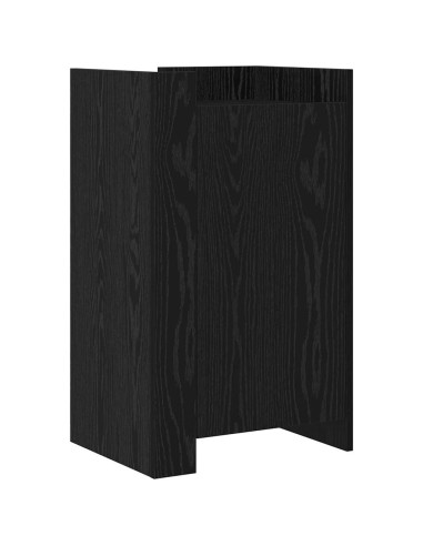 Credenza Rovere Nero 45 x 35 x 75 cm