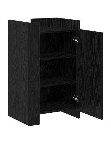 Credenza Rovere Nero 45 x 35 x 75 cm