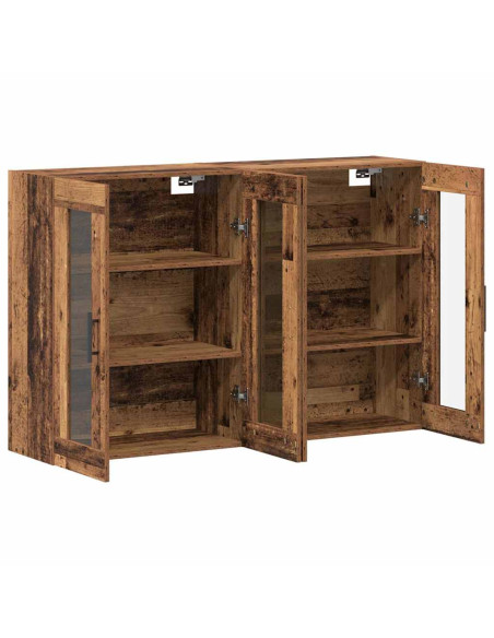 Armadi da Muro 2 pcs Legno vecchio 69,5 x 34 x 90 cm