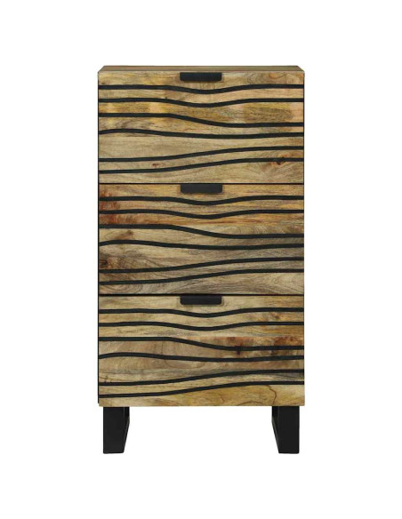 Credenza Marrone 40 x 33 x 75 cm legno massello di mango