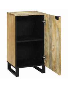 Sideboard Marrone 40 x 33 x 75 cm legno massello di mango 2