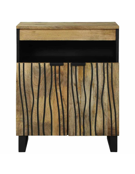 Credenza Marrone 60 x 33 x 75 cm legno massello di mango