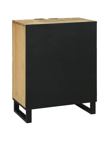 Credenza Marrone 60 x 33 x 75 cm legno massello di mango