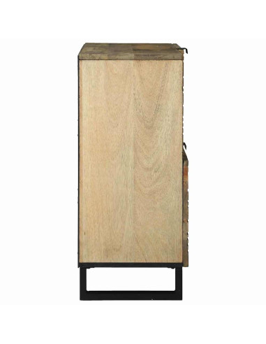 Credenza Marrone 80 x 33 x 75 cm legno massello di mango