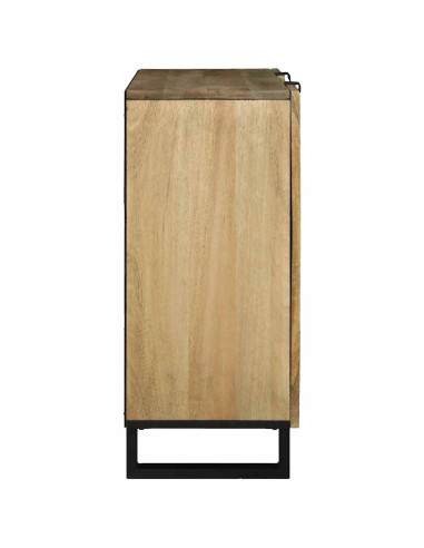 Sideboard Marrone 90 x 33 x 75 cm legno massello di mango