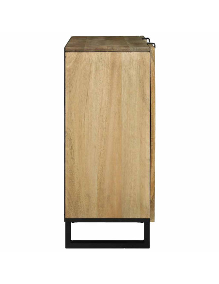 Sideboard Marrone 90 x 33 x 75 cm legno massello di mango