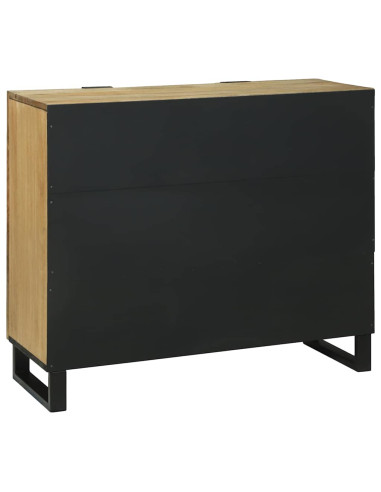 Sideboard Marrone 90 x 33 x 75 cm legno massello di mango