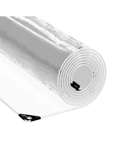 Tarp 350 gsm Trasparente 6 x 1,5 m PVC