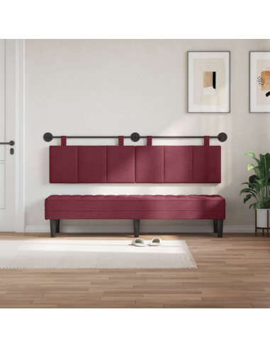 Testata appesa Rigato Rosso Vino 170 x 55 x 5 cm Tessuto