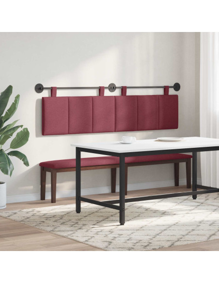 Testata appesa Rigato Rosso Vino 170 x 55 x 5 cm Tessuto