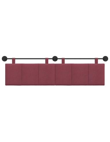 Testata appesa Rigato Rosso Vino 170 x 55 x 5 cm Tessuto