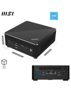 PC MSI CUBI NUC CELERON NO HDD/RAM CEL N150 SSD M.2 DDR5 WIFI VESA