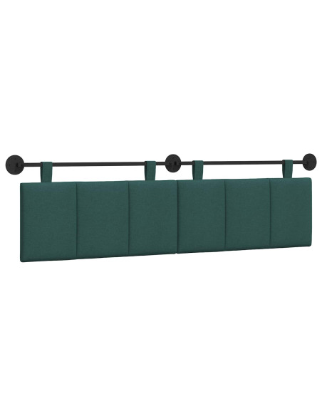 Testata appesa Rigato Verde Scuro 170 x 55 x 5 cm Tessuto