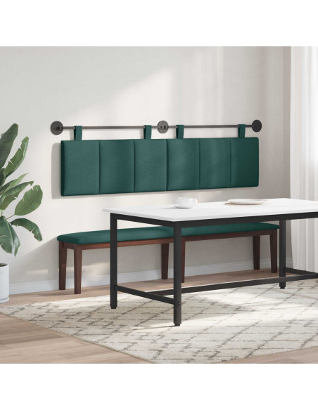 Testata appesa Rigato Verde Scuro 170 x 55 x 5 cm Tessuto