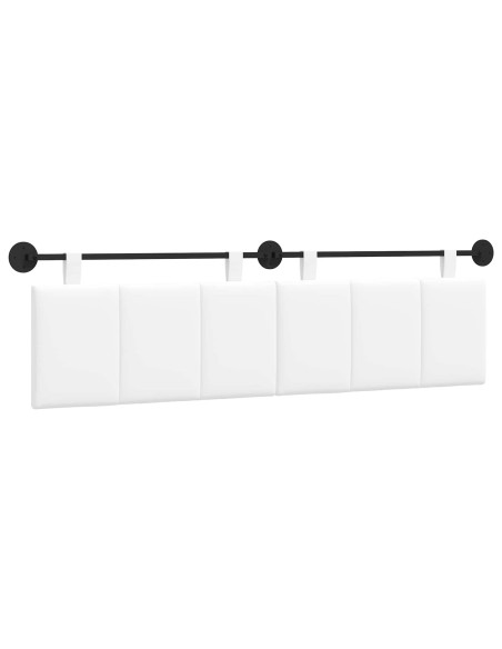 Testata appesa Rigato Bianco 170 x 55 x 5 cm Tessuto