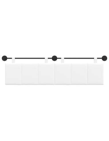 Testata appesa Rigato Bianco 170 x 55 x 5 cm Tessuto