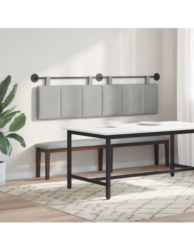 Testata appesa Rigato Grigio Nuvola 190 x 55 x 5 cm Tessuto