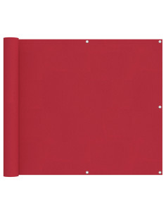 Schermo da balcone Rosso 90 x 200 cm Tessuto Oxford 2