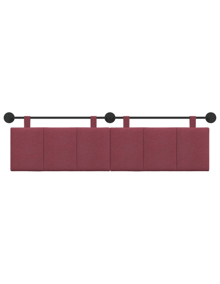 Testata appesa Rigato Rosso Vino 190 x 55 x 5 cm Tessuto