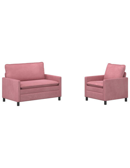 Set di divani 2 pcs Rosa Velluto