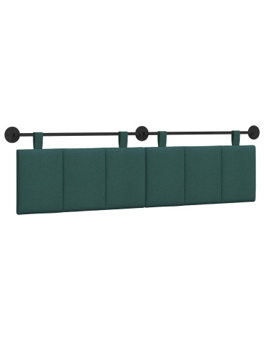 Testata appesa Rigato Verde Scuro 190 x 55 x 5 cm Tessuto
