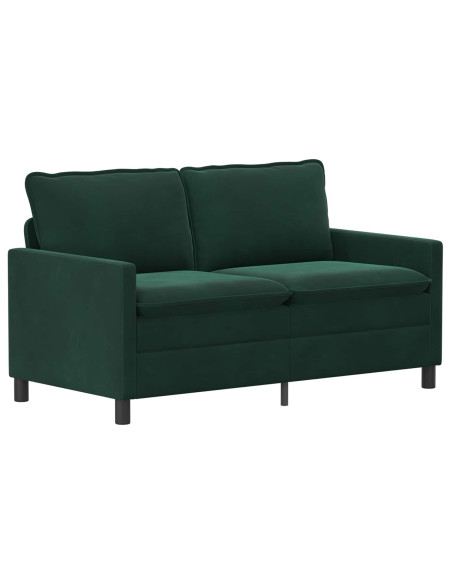 Set di divani 2 pcs Verde Scuro Velluto