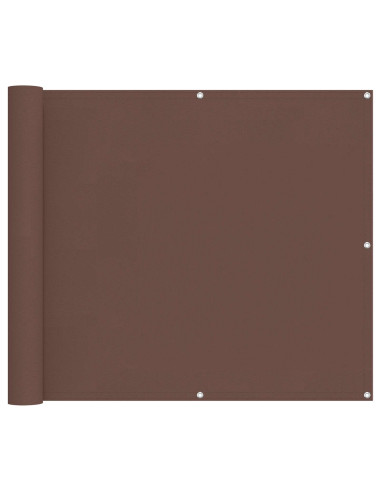 Schermo da balcone Marrone 100 x 800 cm Tessuto Oxford
