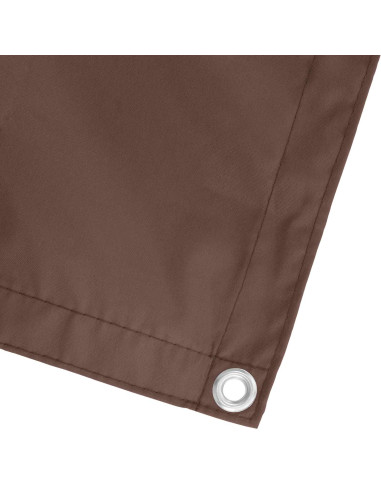 Schermo da balcone Marrone 100 x 800 cm Tessuto Oxford