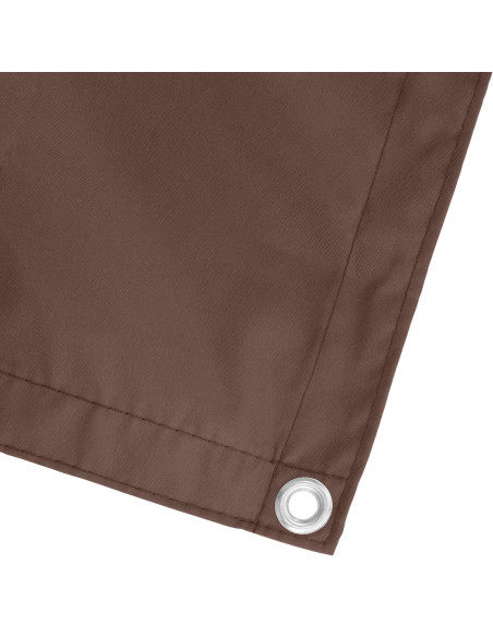 Schermo da balcone Marrone 100 x 800 cm Tessuto Oxford