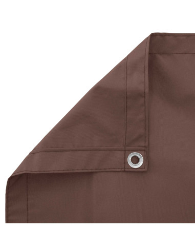 Schermo da balcone Marrone 100 x 800 cm Tessuto Oxford