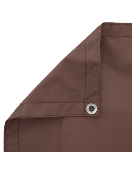Schermo da balcone Marrone 100 x 800 cm Tessuto Oxford