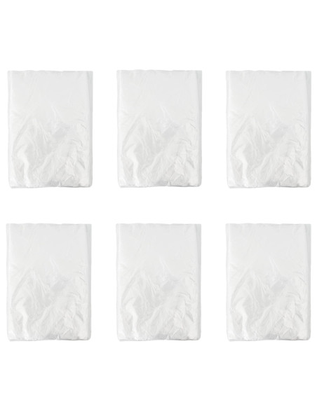 Foglio antipolvere 6 pcs Trasparente 400 x 500 cm HDPE