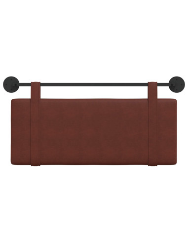 Testata appesa Marrone Lucido 110 x 55 x 5 cm PU Antico