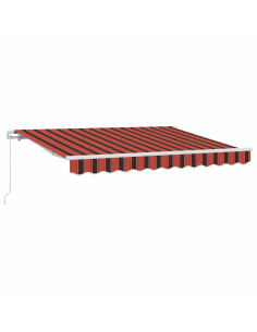 Tenda Retrattile Arancione 250 x 200 cm Tessuto 2