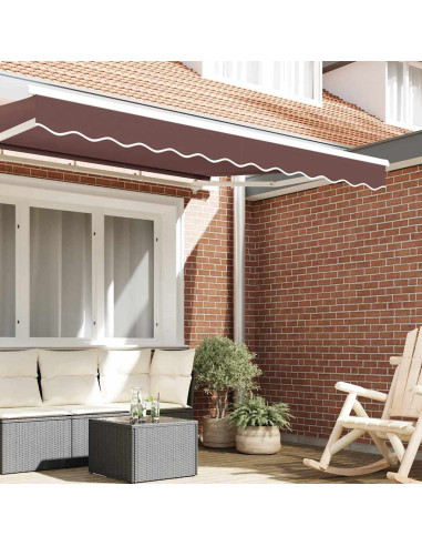 Tenda a Braccio Marrone 230 x 20 cm Tela